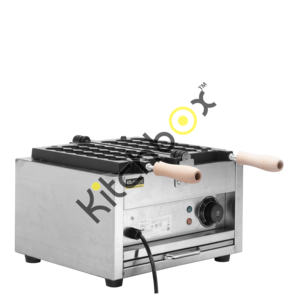 Kitchbox Gaufrier Lokma industriel et commercial en acier inoxydable antiadhésif avec cuisson 1 gaufre en 3 minutes - Product Image 1