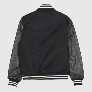 Chaqueta universitaria transpirable de talla grande de la mejor calidad del último diseño, chaqueta universitaria de béisbol con logotipo bordado personalizado para hombre - Product Image 5