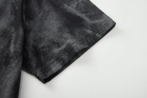 T-shirts pour hommes à manches courtes, col rond, coupe longue et régulière, tissu Oxford, 100% coton, respirant - Product Image 6