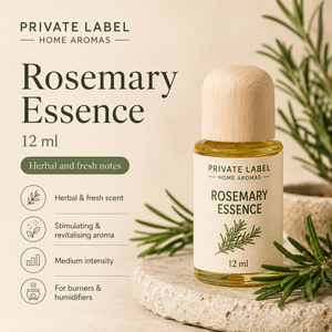 Private Label Rosemary Fragrance Essence 12ml OEM | Aromatic <b>Oil</b> for <b>Burners</b> & Humidifiers | Spain EU - Product Image 2