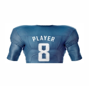 Uniforme de football américain, vêtements de sport de couleur unie pour les équipes et les joueurs, manches courtes, respirant et imprimé grande taille - Product Image 3