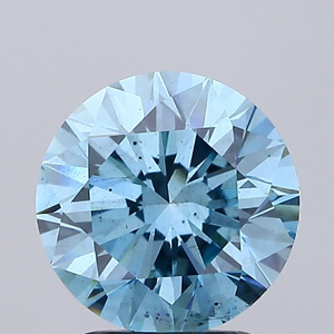 เพชรทรงหลวมที่ผ่านการรับรอง IGI เพชรหรูหรา0.64กะรัตเพชรสีฟ้าสดใส VS2สวยงาม - Product Image 1