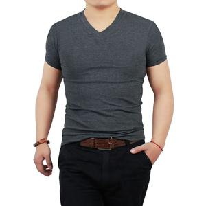 Colección de camisetas de algodón 100% para hombre Calidad Premium Sólido en blanco e impreso a medida Opciones al por mayor - Product Image 3