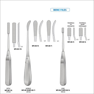 Lime à os chirurgicale Cottle pour rhinoplastie, outil de précision pour le lissage des os nasaux ORL, kit chirurgical manuel, hôpital, clinique, classe I - Product Image 3