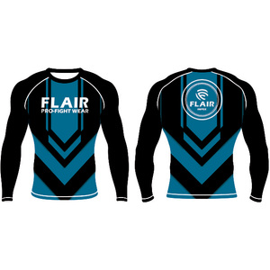 เสื้อไนลอน BJJ ป้องกันผดผื่นป้องกันรังสียูวียาวเสื้อบีบอัดกันยูวีทนทานออกแบบได้ตามต้องการระบายอากาศและใส่สบาย - Product Image 3
