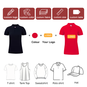 OEM Custom Embroidered Printing <strong>Women</strong> <strong>Polo</strong> T-<strong>shirt</strong> High Quality 100% Cotton Ladies Blank <strong>Polo</strong> <strong>Shirt</strong> - Product Image 4