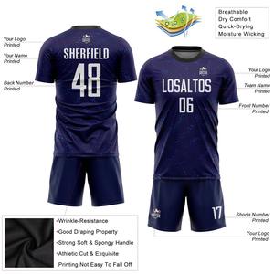 High Quality Wholesale Soccer Uniforms New Season <b>Model</b> Full Sublimation Breathable V-Neck Jersey for <b>Adults</b> Comfortable - Product Image 3
