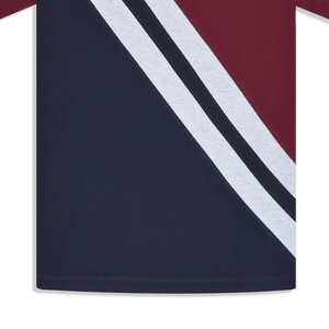 Men's 100% Cotton Casual Eco-Friendly Maroon Block Pique for Polo <b>Shirt</b> Solid Pattern with <b>Half</b> Sleeves <b>Buttons</b> Front Logo - Product Image 3