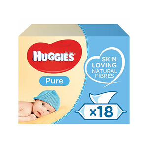 Huggies Pure Baby Wipes Paquete de 18 1008 Toallitas Total 99% Puro para Agua para Limpieza y Protección Suave - Product Image 5