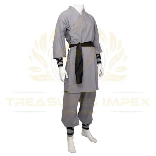 Shaolin monje uniforme Shaolin ropa artes marciales para hombres mujeres niños al por mayor conjunto completo algodón poliéster