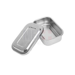 New Arrival Dental Autoclave Sterilization Cassette Tray Stainless Steel (All Size Available) Rack <b>Box</b> Tray - Product Image 2