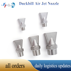 Thép không gỉ vịt miệng vòi phun không khí, Duckbill công nghiệp phẳng không khí thổi vòi phun, gió vòi phun không khí - Product Image 6