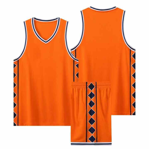 Conjunto de camiseta de baloncesto de alta calidad, uniforme de malla de secado rápido, ropa deportiva transpirable con logotipo personalizado, sublimación de poliéster de tamaño XS - Product Image 2