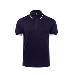 Men's High Quality Cotton for Polo <b>T</b>-Shirt Short Sleeve Quick Dry with Solid Pattern Price Polo Shirts - Product Image 3