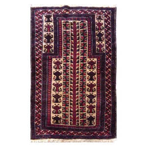 Tapis afghan Khotan unique en son genre, 3'4 x 5'6 - Product Image 1