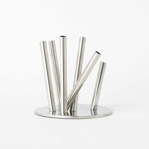 Bougeoir en aluminium de haute qualité avec attrait antique sophistiqué et touche décorative élégante pour l'ambiance de la maison - Product Image 3