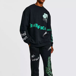 Ropa deportiva de secado rápido de alta calidad para hombre, traje de correr informal de dos piezas de talla grande para primavera y otoño, ropa estampada para invierno - Product Image 4