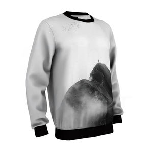 Sudadera de Cuello Redondo para Hombre, Corte Regular, Logotipo Personalizado, Forro Polar Sólido de Invierno, Transpirable, Sudadera con Capucha Unisex - Product Image 1