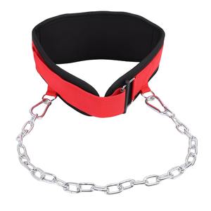 Custom Wholesale <b>Weight</b> Lifting Dipping <b>Belt</b> with Metal Chain Gym Workout Back Support <b>Belt</b> for Pull Ups & Deadlift <b>Training</b> - Product Image 3