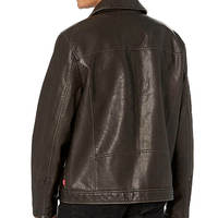 Veste universitaire en cuir de haute qualité pour hommes, prix de gros, légère, simple, élégante, écologique, coupe-vent