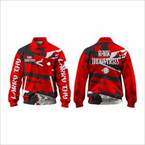 Veste de Baseball à Bas Prix Meilleure Vente Veste de Baseball Respirante Bouton Caché Veste d'Hiver de Baseball - Product Image 3