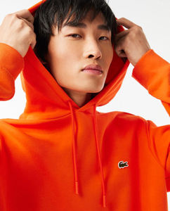 Sudadera con Capucha Naranja Personalizable para Hombre, Talla XL, 350 g/m², Algodón y Poliéster, Color Sólido, Logotipo Bordado, Estilo Urbano Holgado - Product Image 3