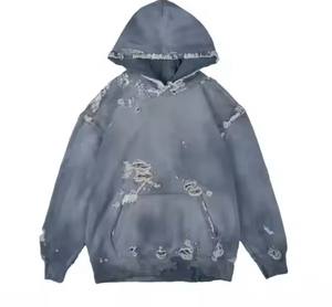 Top à la mode Sun Faded Hoodies doux et lisse confortable séchage rapide street wear anti-rétrécissement tendance hommes à capuche et bas quantité minimale de commande pour hommes - Product Image 6
