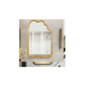 Miroir mural festonné Rowla Glam au design élégant en verre – Miroirs élégants et raffinés - Product Image 6