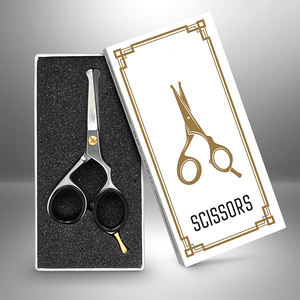 Tijeras para la nariz y el vello facial para hombres Tijeras para recortar bigote y barba 4,7 "con reposapiés ajustable - Product Image 4