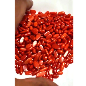 345 piezas de Coral italiano natural 7mm a 13mm cabujón ovalado 400 CTS lote buena calidad piedra de nacimiento Moonga roja piedras preciosas US $200 todo - Product Image 1