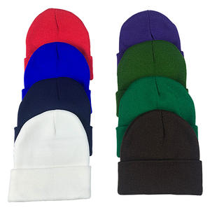 Gorro personalizado liso de invierno de alta calidad 100% gorro de punto cálido acrílico jacquard con logotipo personalizado - Product Image 3