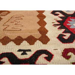Tapis en laine beige marron classique Nayaab Paem-735, tissage plat, motif géométrique rectangulaire rayé, pelucheux, pour chambre à coucher, usage domestique - Jaipur ZA - Product Image 3