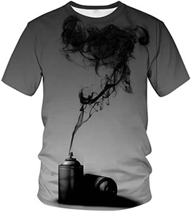 เสื้อยืดแขนสั้นสำหรับผู้ชาย, เสื้อยืดสีล้วนสำหรับใส่100% ลำลอง - Product Image 6