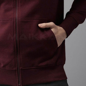 Sudaderas con Capucha Premium de Alta Calidad para Hombre, para Invierno, Transpirables, Cálidas, Ecológicas, de Algodón/Poliéster, con Diseño Liso Teñido - Product Image 3