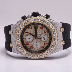 Reloj de diamantes de moissanita brillante de lujo Excelente calidad para regalos o eventos formales Suministro mundial - Product Image 4