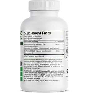 Extracto de planta de hoja de astaxantina activa sin OGM de fuerza Extra, cápsulas vegetarianas, fórmula 120, soporte para el estado de ánimo y el estrés - Product Image 3