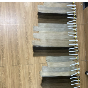 Cabello Remy 100% vietnamita, varios colores, cabello ruso a granel, extremos gruesos de doble estiramiento, venta al por mayor - Product Image 2