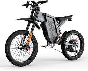 มอเตอร์ไซค์วิบากไฟฟ้าสีดำ 74V 21KW ประกอบเองได้ รับประกัน 3 ปี ราคาขายส่ง - Product Image 2