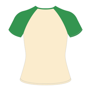 Camiseta de Manga Raglán Ivory 08 Soror, para Mujeres de Hermandad Griega, Rosa y Verde, Ecológica, Informal, Elegante, para la Universidad - Product Image 6