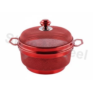 Colador de Cocina de Acero Inoxidable con Mango de Alambre, Diseño Único, Colador de Malla para Pudín, Tamiz para Colado Conveniente - Product Image 4