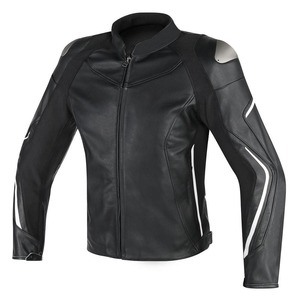Professionnel fabrique des vestes de moto en cuir à vendre à bas prix Logo personnalisé vestes de moto - Product Image 1