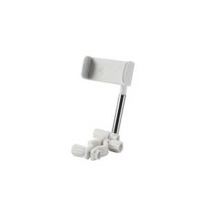 Support de téléphone pour rétroviseur Netzy SAFALG-01 blanc, support réglable en plastique avec support magnétique pour voiture, emballage inclus - Product Image 2