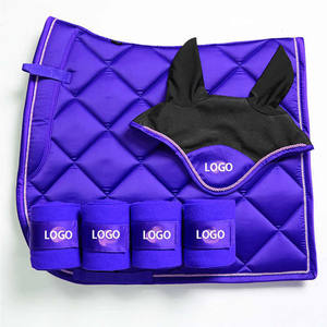 2025 Almohadillas de sillín de doma acolchadas personalizadas Royal Blue Matchy Set - Product Image 1