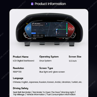 Système LINUX NaviFly, écran LCD numérique de tableau de bord de voiture de 12 pouces, compteur de vitesse pour BMW F10 F11 F18 F06 F12 F13 F01 F02 F03 avec CP