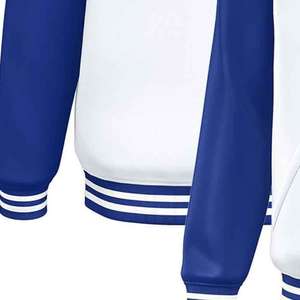 แจ็คเก็ตเบสบอลมีไซส์ใหญ่สำหรับผู้ชายเสื้อกันลมเย็บตามสั่ง - Product Image 6