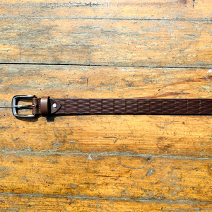 Ceinture en cuir perforé plaqué vintage de haute qualité, design unique, pour homme, forme carrée, couleur personnalisée, alliage de zinc, 35 mm, dernière collection 2026 - Product Image 5