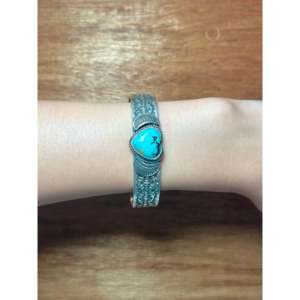 Sunshine Reeves Kingman Turquoise & Sterling <b>Silver</b> Fashion <b>Cuff</b> <b>Bracelet</b> - Product Image 4