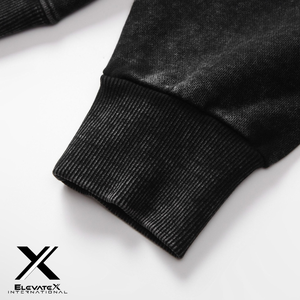 Pull en molleton de coton 100% vintage multicolore personnalisé pour sweat à capuche d'hiver tricoté brodé avec logo imprimé bouffant pour hommes femmes uni - Product Image 6