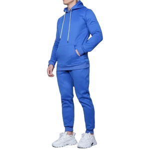 Breathable Fitness Trousers Outdoors Casual Sportswear Solid <b>Knitted</b> Tracksuit Hoodie & Joggers Sweat Suits 2 Piece <b>Set</b> - Product Image 1