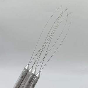 Boucle tirant aiguille pince d'extension de cheveux outil d'anneau nano en acier inoxydable pour une utilisation en salon comprend la dentelle et l'emballage du sac - Product Image 5
